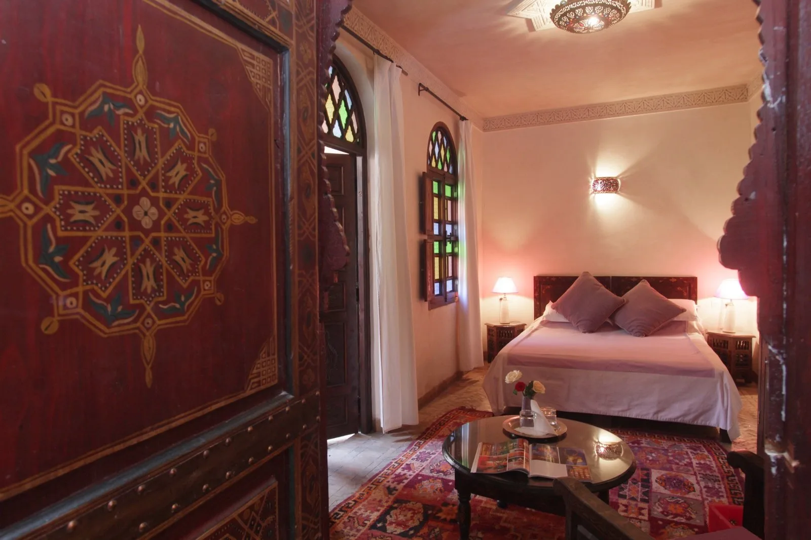 Autre vue de la chambre Mauve depuis la porte